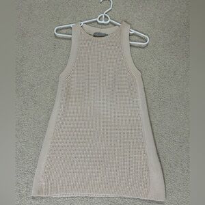 Vince beige crochet top